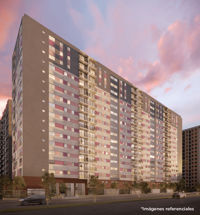Fachada Condominio Cuattro