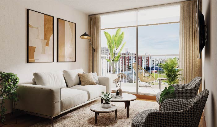 Fachada Condominio Club los Parques