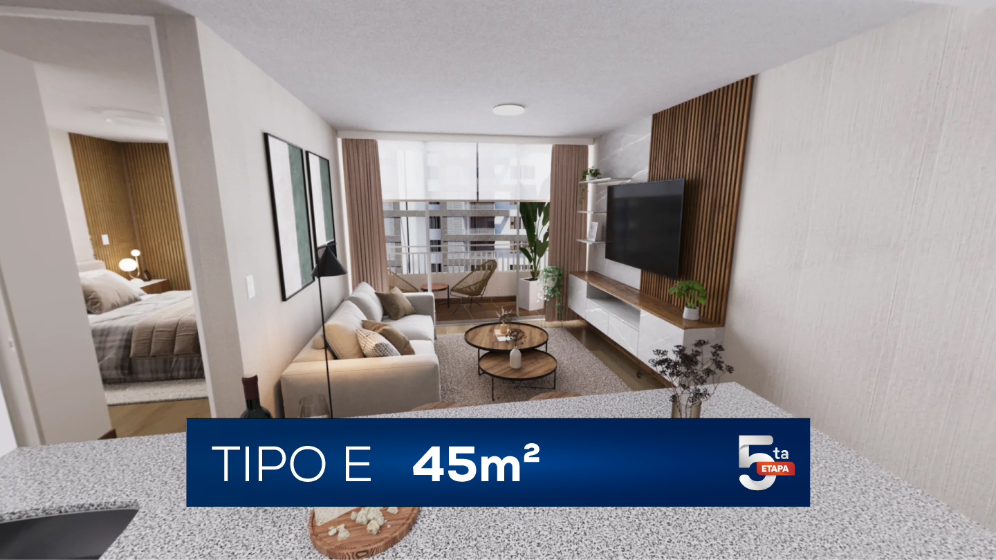 TIPO E - 45m² | ET5